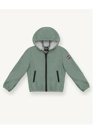 Giubbino Colmar Originals verde salvia in softshell elasticizzato con cappuccio