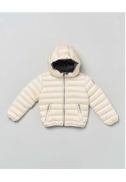 Piumino Colmar avorio in nylon imbottito e trapuntato con cappuccio