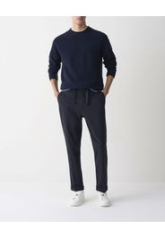 Maglione girocollo Colmar Originals blu in lambswool di misto lana