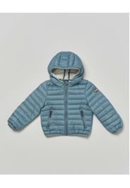 Piumino Colmar azzurro in nylon imbottito e trapuntato con cappuccio