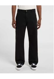 Pantalone carpenter Dickies nero in canvas di cotone