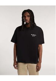 T-shirt nera mezza manica Dickies con stampa “On the road again!” sul retro