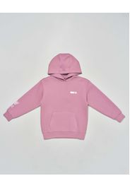 Felpa EA7 oversize color malva in neoprene linea natural ventus