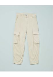 Pantalone Elsy cargo color gesso 40-44