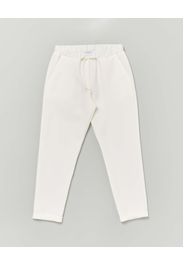 Pantalone loose fit Elsy bianco in cady