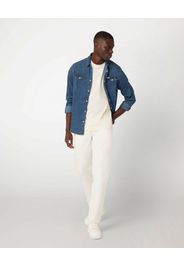 Camicia western Guess in denim di cotone elasticizzato con tasche frontali