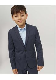 Blazer Jack & Jones blu monopetto in misto viscosa