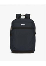 Zainetto K-way Laon blu in nylon con tasca esterna