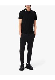 Pantaloni Lacoste neri in interlock di cotone slim-fit