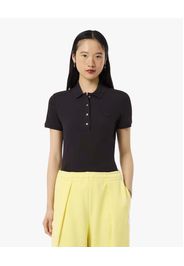 Polo color testa di moro Lacoste in piqué di cotone stretch