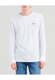 T-shirt Levi's bianca manica lunga in jersey di cotone