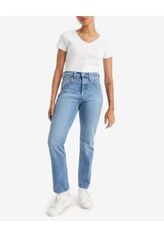 Jeans modello 501 a gamba dritta in puro cotone lavaggio medio