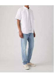 Jeans 511 slim lavaggio chiaro bleach in tela di misto cotone e lino