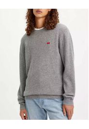 Maglia girocollo Levi's grigia in lambswool