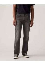 Jeans 555 relaxed straight-fit lavaggio grigio stone washed in tela di puro cotone