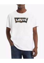 T-shirt mezza manica Levi's bianca con stampa logo batwing camouflage