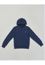 Felpa Levi's blu con cappuccio e mini logo batwing