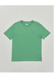 T-shirt Levi's verde mezza manica con mini logo blu