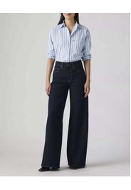 Jeans 728 Levi's a vita alta e gamba larga con lavaggio scuro