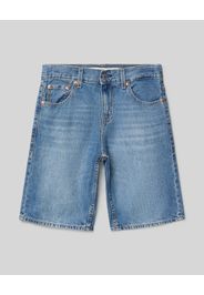 Bermuda skater Levi's in denim lavaggio chiaro stone washed in cotone