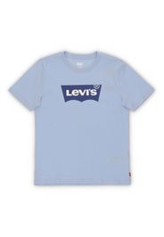 T-shirt Levi's azzurra mezza manica con logo batwing blu
