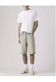 Bermuda jeans baggy Levi's lavaggio chiaro sabbiato