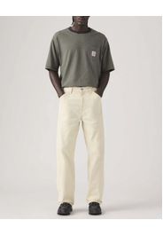 Pantaloni cargo carpenter Levi's panna in cotone