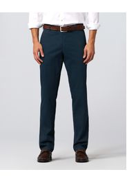 Pantalone Bonn blu micro armatura in cotone stretch a gamba dritta drop 6