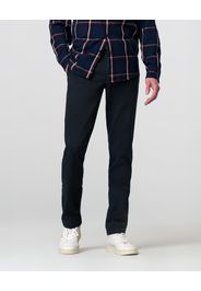 Pantalone Bonn blu in cotone stretch micro armatura a gamba dritta drop 6
