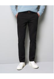 Pantalone M5 Chino slim blu in cotone stretch micro armatura