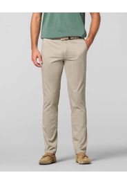 Pantalone Bonn beige in cotone stretch micro armatura a gamba dritta drop 6
