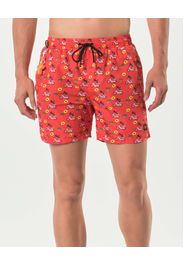 Boxer mare My Stuff arancione con stampa cani in motorino