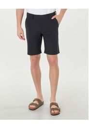 Bermuda chino blu in tessuto tecnico stretch