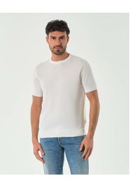 Maglioncino Pellizzari mezza manica panna in puro cotone