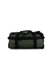 Borsone da viaggio Rains Duffel Bag Small verde militare in tessuto tecnico impermeabile effetto gommato