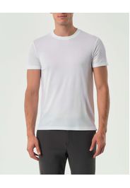 T-shirt Re-Do It bianca tinta unita in tessuto tecnico stretch