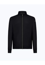 Giubbino nero Summer Full Zip Fleece in tessuto tecnico leggero