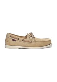 Mocassino da barca Sebago Portland in pelle scamosciata beige