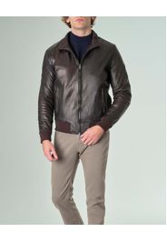 Giacca bomber in vera pelle testa di moro imbottita in Thermore®