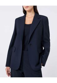 Blazer blu monopetto Weekend Max Mara in pura lana vergine
