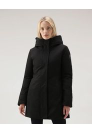 Boulder Parka nero con fodera interna al cappuccio in ecopelliccia tono su tono