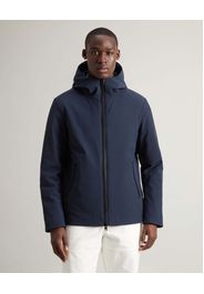 Giubbino Pacific Woolrich blu in tessuto Tech Softshell
