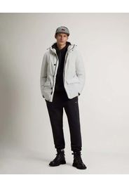 Arctic Parka Cloud Woolrich grigio chiaro con cappuccio