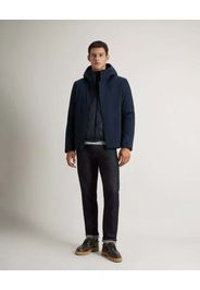 Giubbino Crestmont Woolrich blu con cappuccio