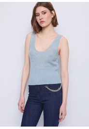 Gaudì Jeans Top da donna in filato con strass