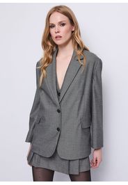 Gaudì Fashion Blazer da donna in tessuto chevron e lurex