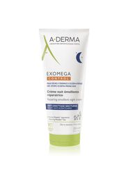 A-Derma Exomega Control Repairing Emollient Night Cream crema notte rigenerante antigraffio 200 ml