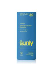 Attitude Sunly Kids Face stick crema abbronzante minerale in stick per bambini SPF 30 20 g
