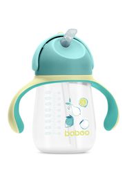 Baboo Cup with Silicone Straw tazza con cannuccia Lagoon Fiesta 9m+ 260 ml