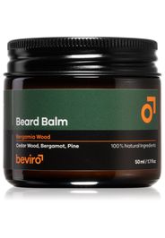 Beviro Beard Balm Bergamia Wood balsamo per barba per uomo 50 ml